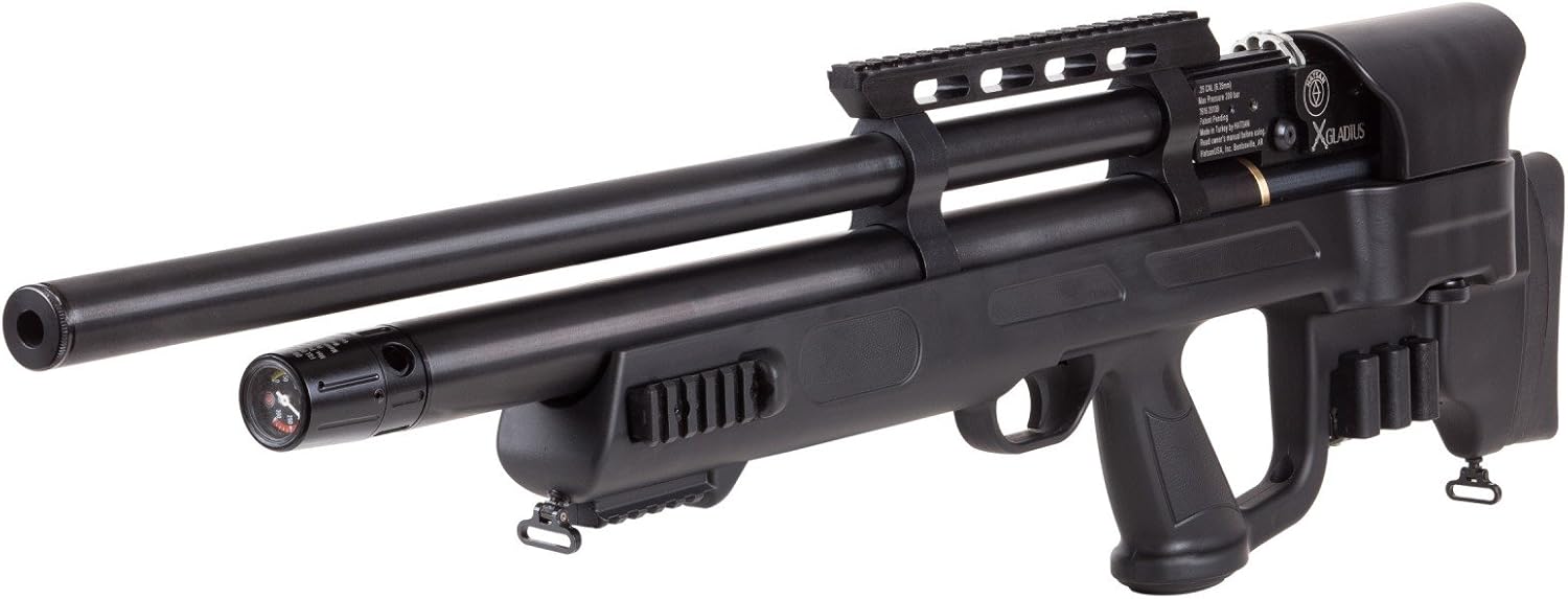 Gladius Air Rifle with Included Wearable4U 100x Paper Targets and Lead Pellets Bundle