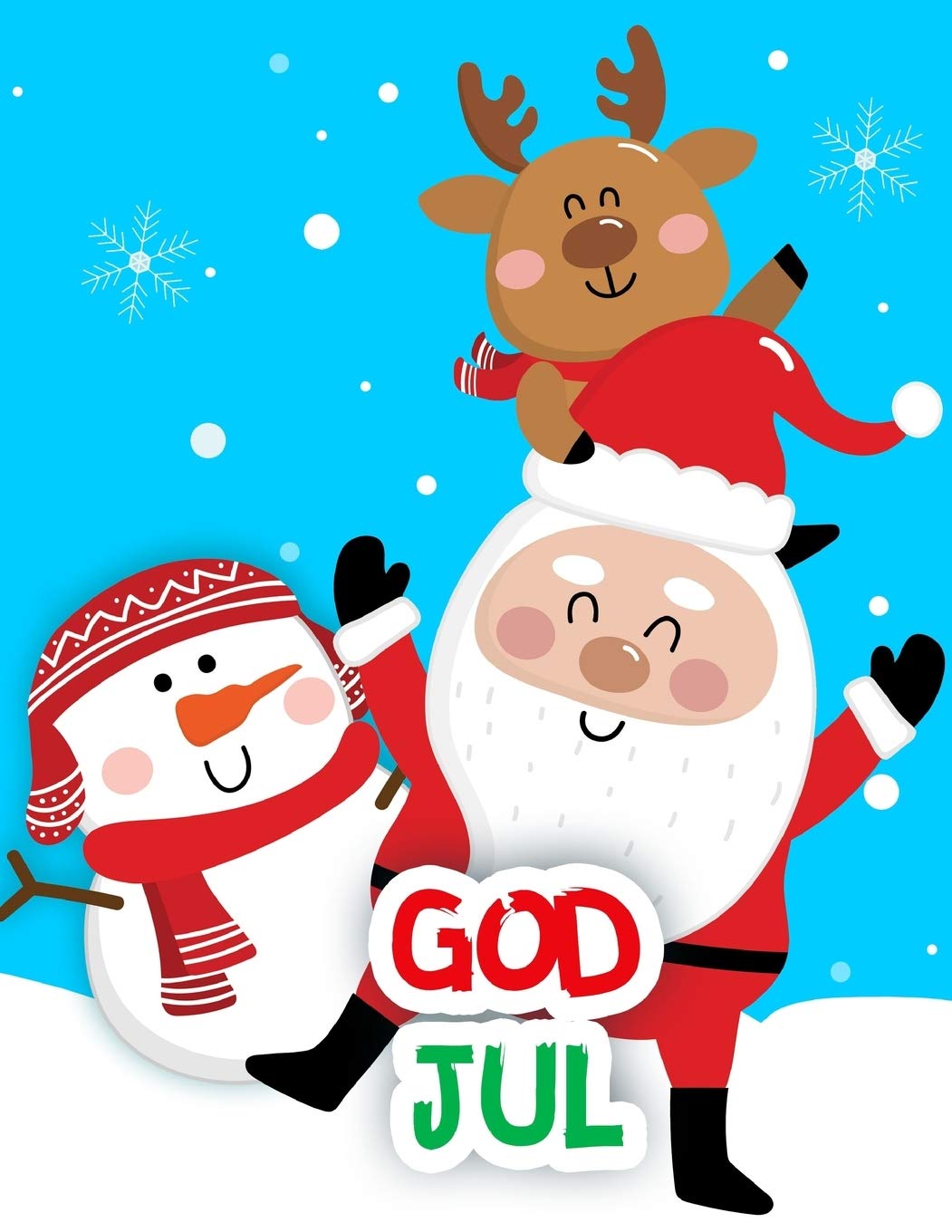 God Jul: Målarbok