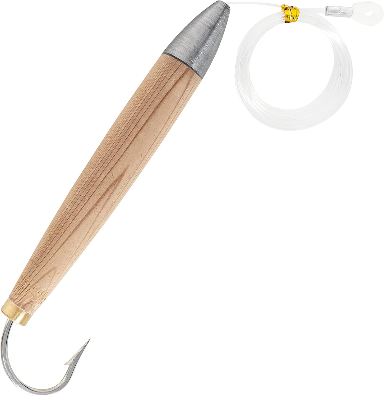 BLUEWING Cedar Plug Fishing Lures for Tuna 2pcs Cedar