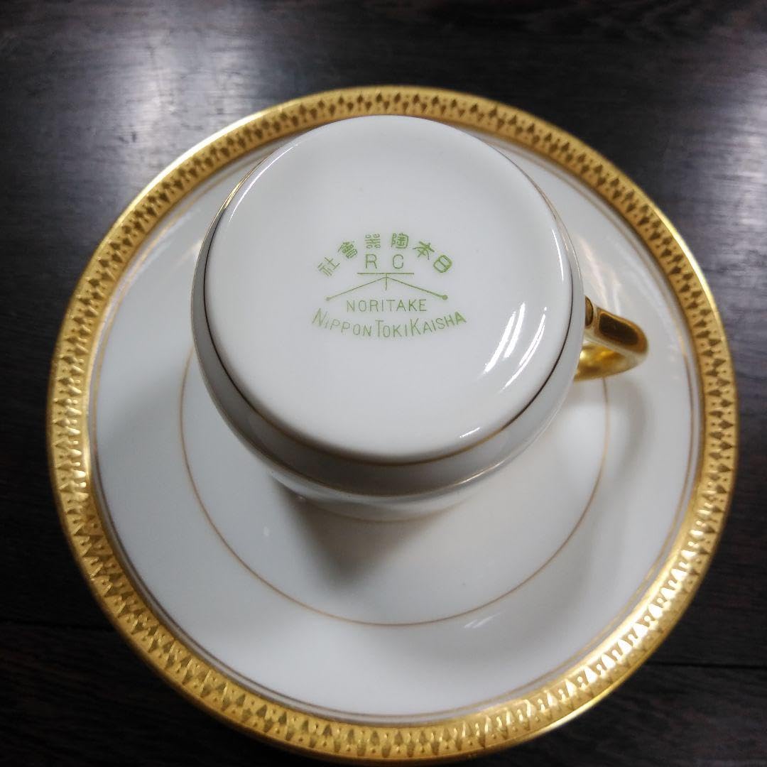美品 大正時代◆オールドノリタケ ヤジロベー印 エスプレッソカップ&ソーサー2客 楽天市場】アンティーク☆ 戦前 オールドノリタケ ヤジロベー印