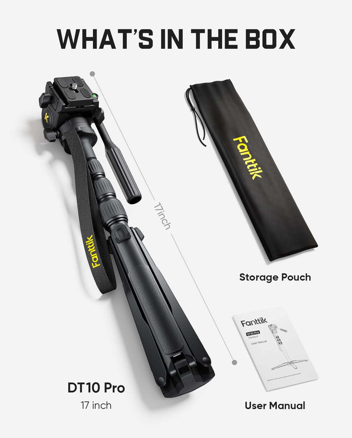 Fanttik DT10 Pro Tripod - Compact & Stable -9