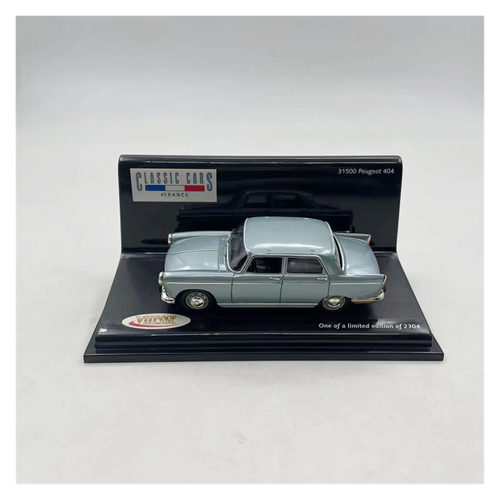 Motorfahrzeuge Replika Auto 1/43 Für Peugeot 404 1970 Diecast-Legierung Automodellsimulation Spielzeugfahrzeug Sammlerstück Souvenir Originalgetreue Nachbildung