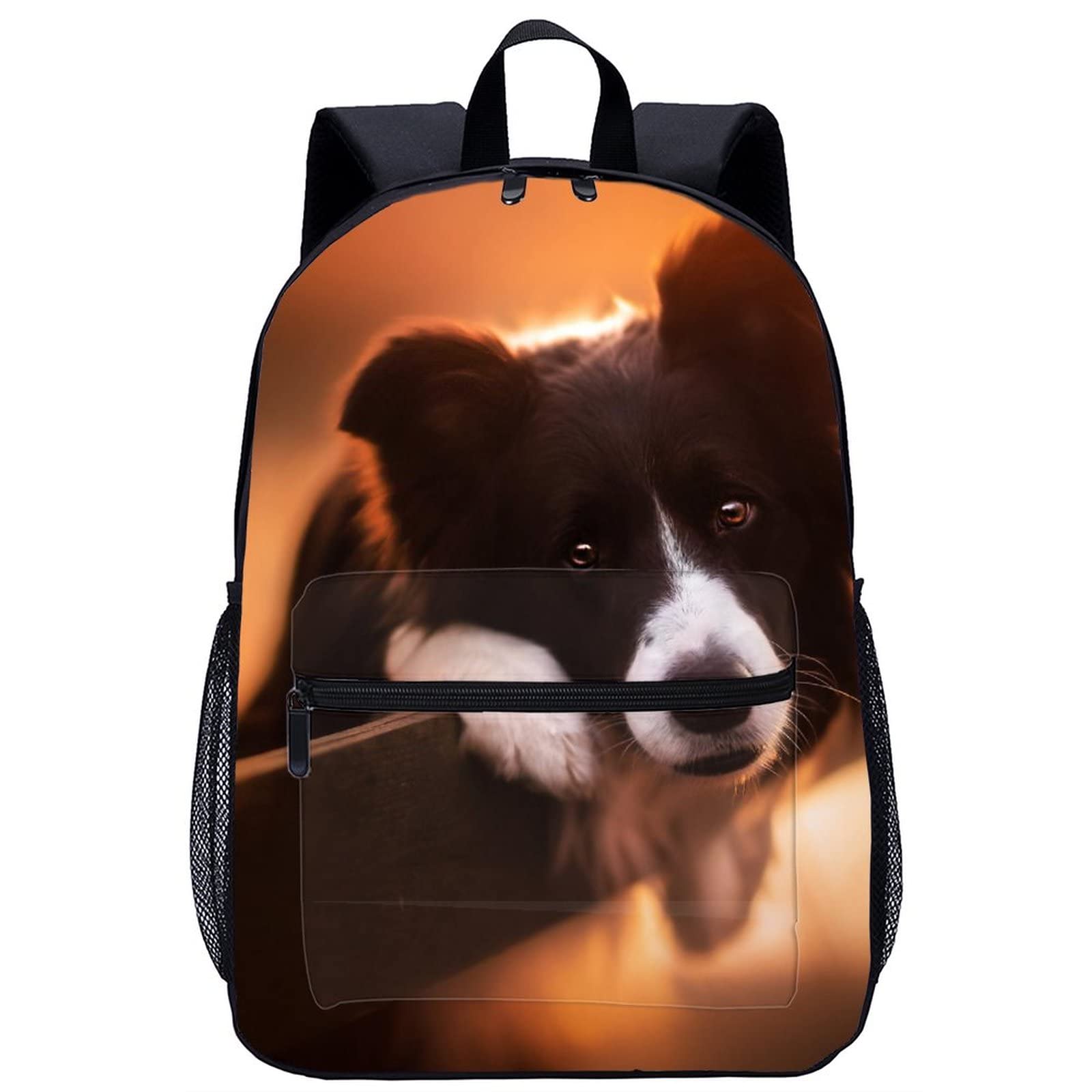 Mochila para niños de Collie con efecto 3D original y gran formato de 45cm 8