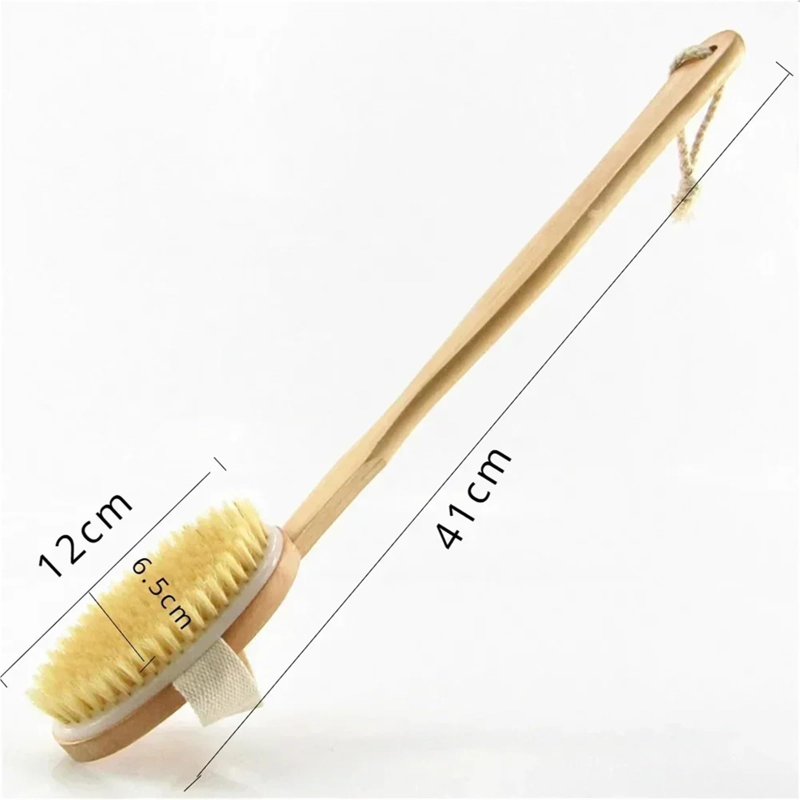 Rückenbürste 2Pcs Holz Abnehmbare Lange Griff Dusche Körper Pinsel Bade Massage Zurück Körper Peeling Pinsel Bad Waschen Pinsel Bad Werkzeuge Für Duschen