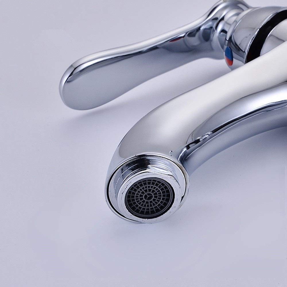 Rubinetto In Lega Di Zinco Rubinetto Per Acqua Calda E Fredda Maniglia Singola Lavabo A Foro Singolo Sopra Lavabo Lavello Rubinetto Da Cucina Rubinetti Per Acqua Misti Con Accessori Comfortable