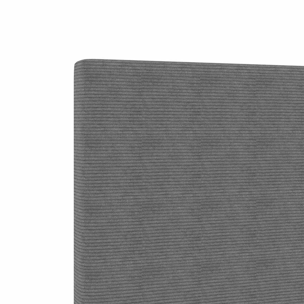 Cabecero de cama gris claro 144 cm de pana regulable en altura 118 o 128 cm pino madera maciza espuma acolchada diseño moderno robusto y duradero para dormitorio
