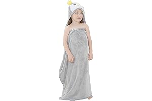 MICHLEY Premium Soft Hooded Towels for Kids 8-10: Ultimate Comfort and Cuteness
