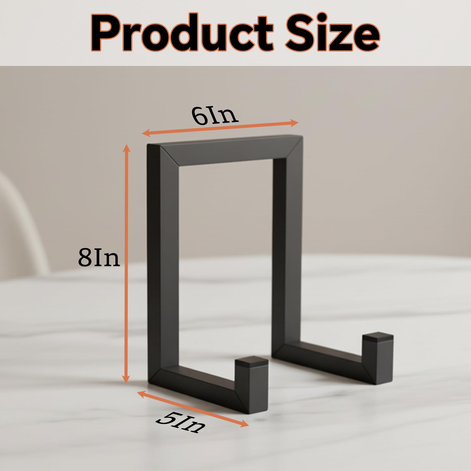 3 supporti decorativi per piatti, 20,3 cm, cornici, libri, biglietti, targa, ciotole, espositori per immagini