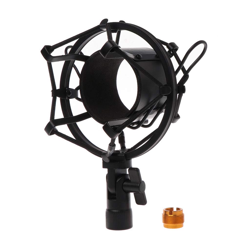 MLWSKERTY 50mm Microphone Shock Mount for 48mm-54mm Diameter Condenser Mic
