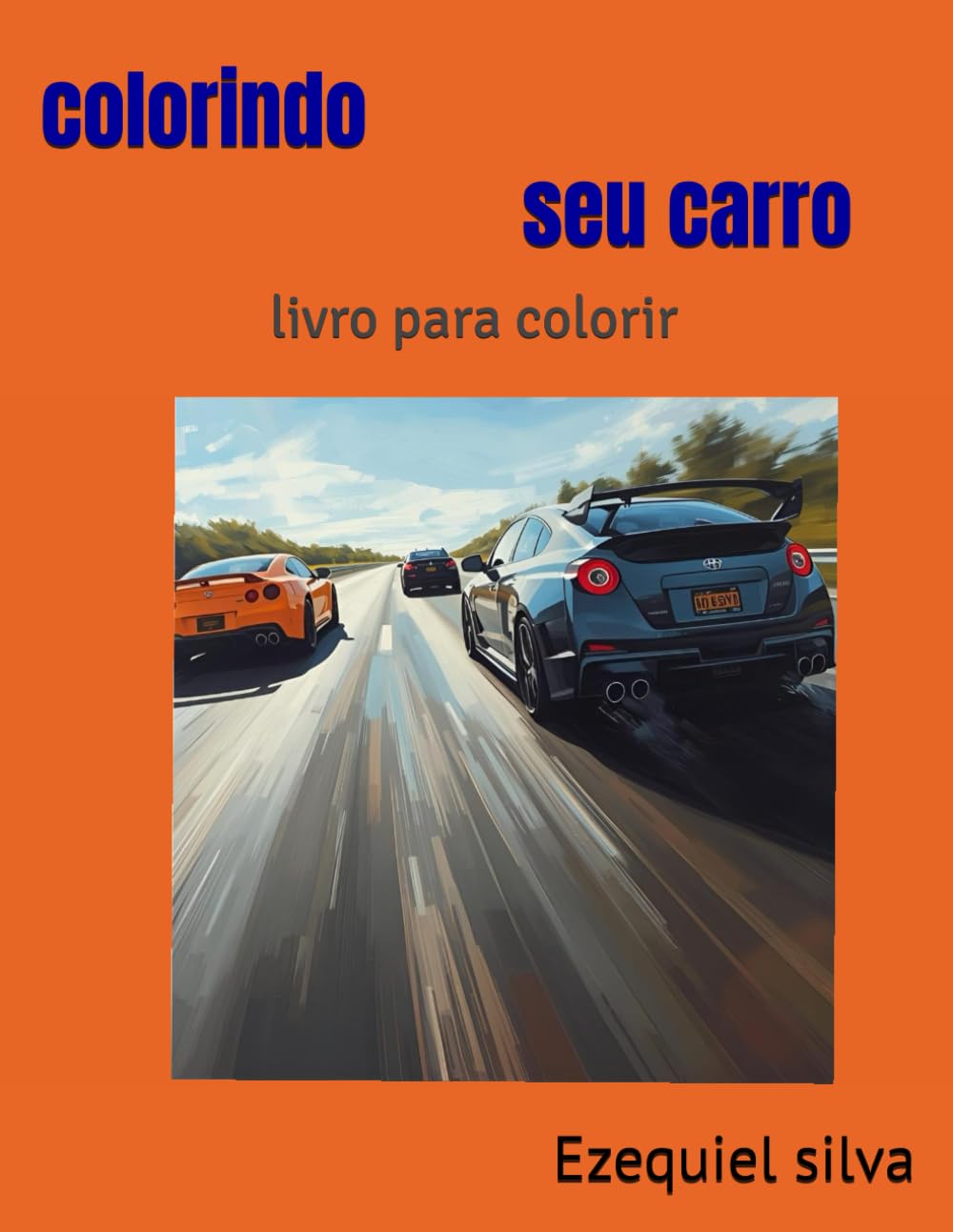 colorindo seu carro: livro para colorir