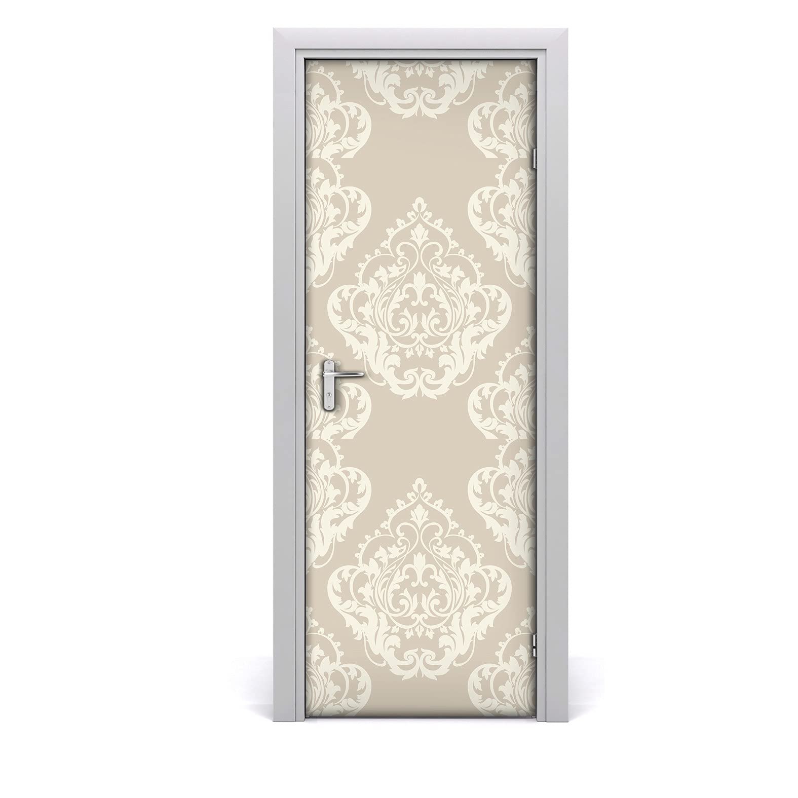 Papier peint sur la porte 85x200cm Coloray autocollant amovible style baroque