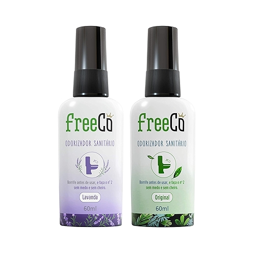 Freecô Bloqueador De Odores Sanitários - Original 60ml + Lavanda 60ml