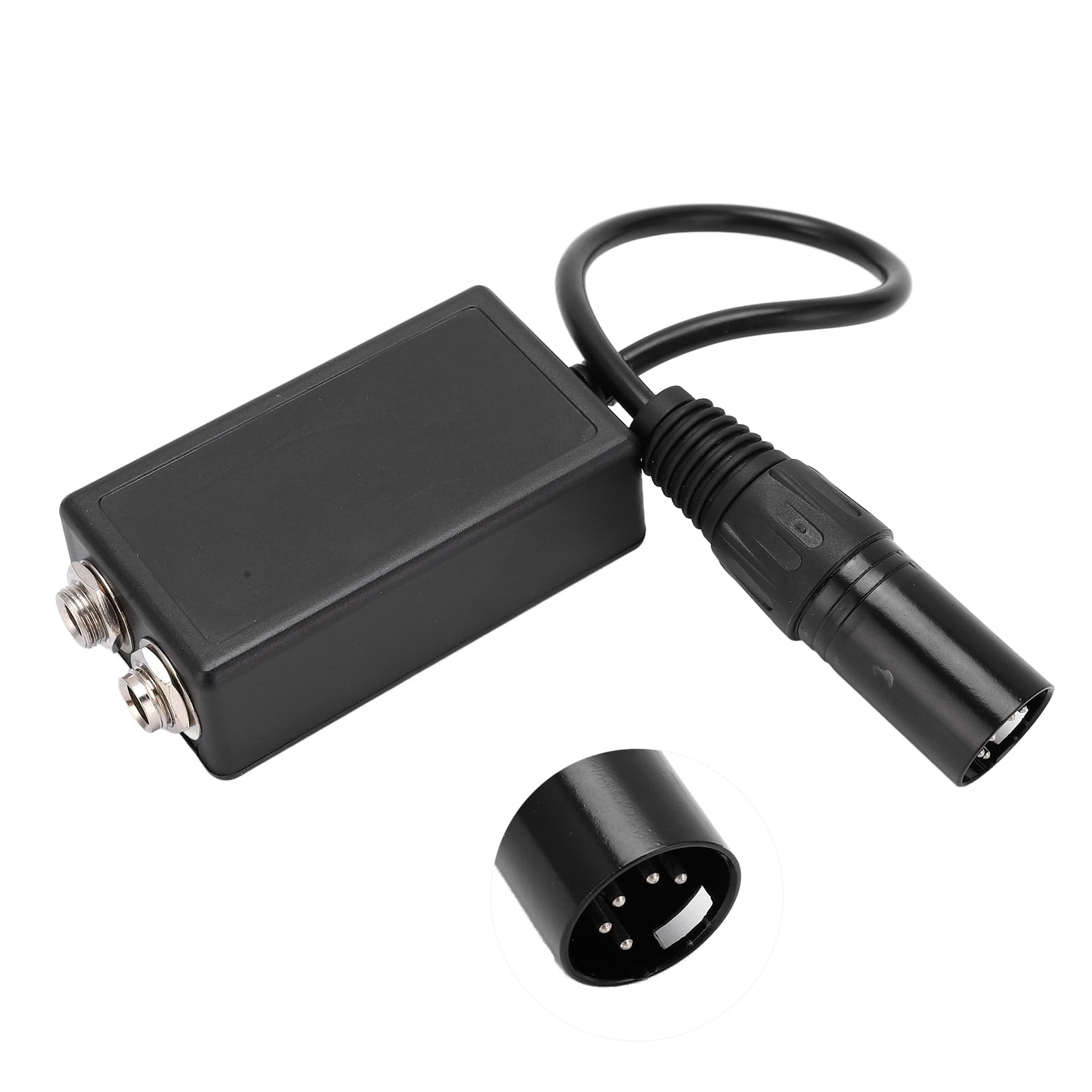Adattatore per cuffie aeronautiche Spine doppie GA a cavo di prolunga per cuffie con adattatore maschio XLR a 5 pin