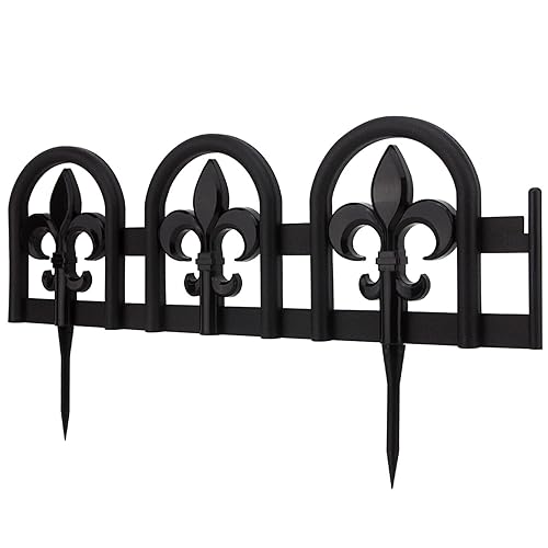 Evelyne Black Garden Border Plastic Edging – PP Plastic, Metal-Free
