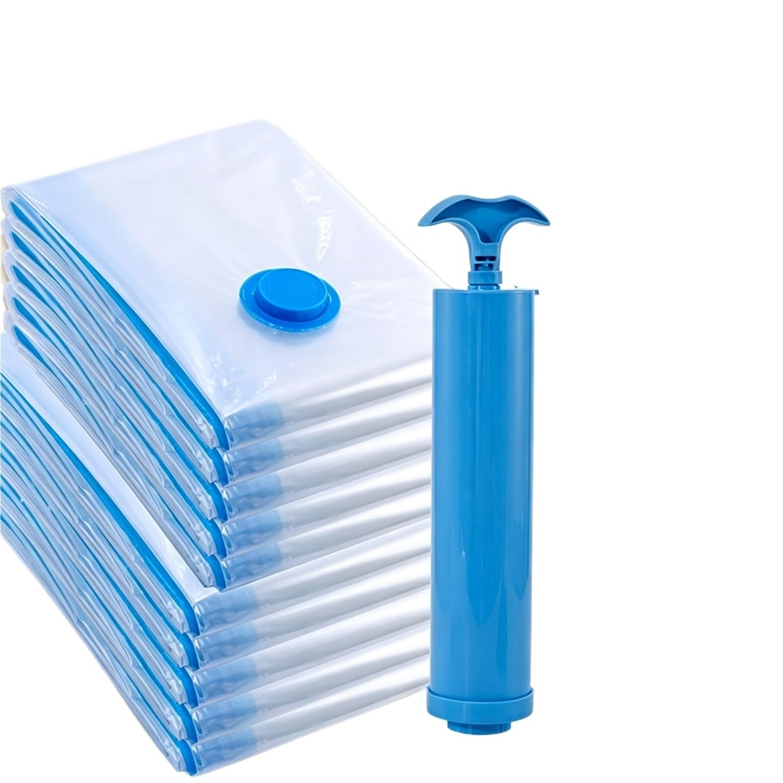 Bolsas de Compresión al Vacío Bolsas de compresión al vacío engrosadas | For ropa de cama con bomba manual(80 120)