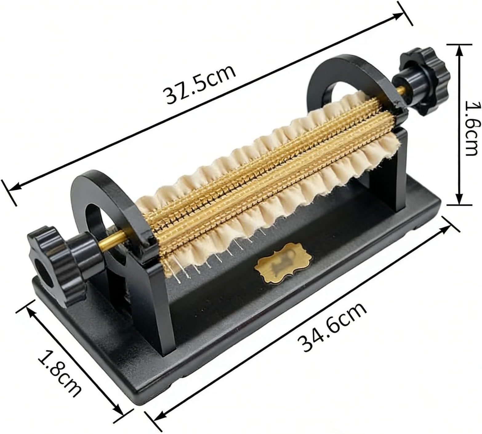 Máquina de plisador de Ahumado de 32 Filas 47/64 Posiciones de Agujas Ancho Ajustable 0.5cm Herramienta Plegable de Tela de separación para la decoración de la Ropa de Costura