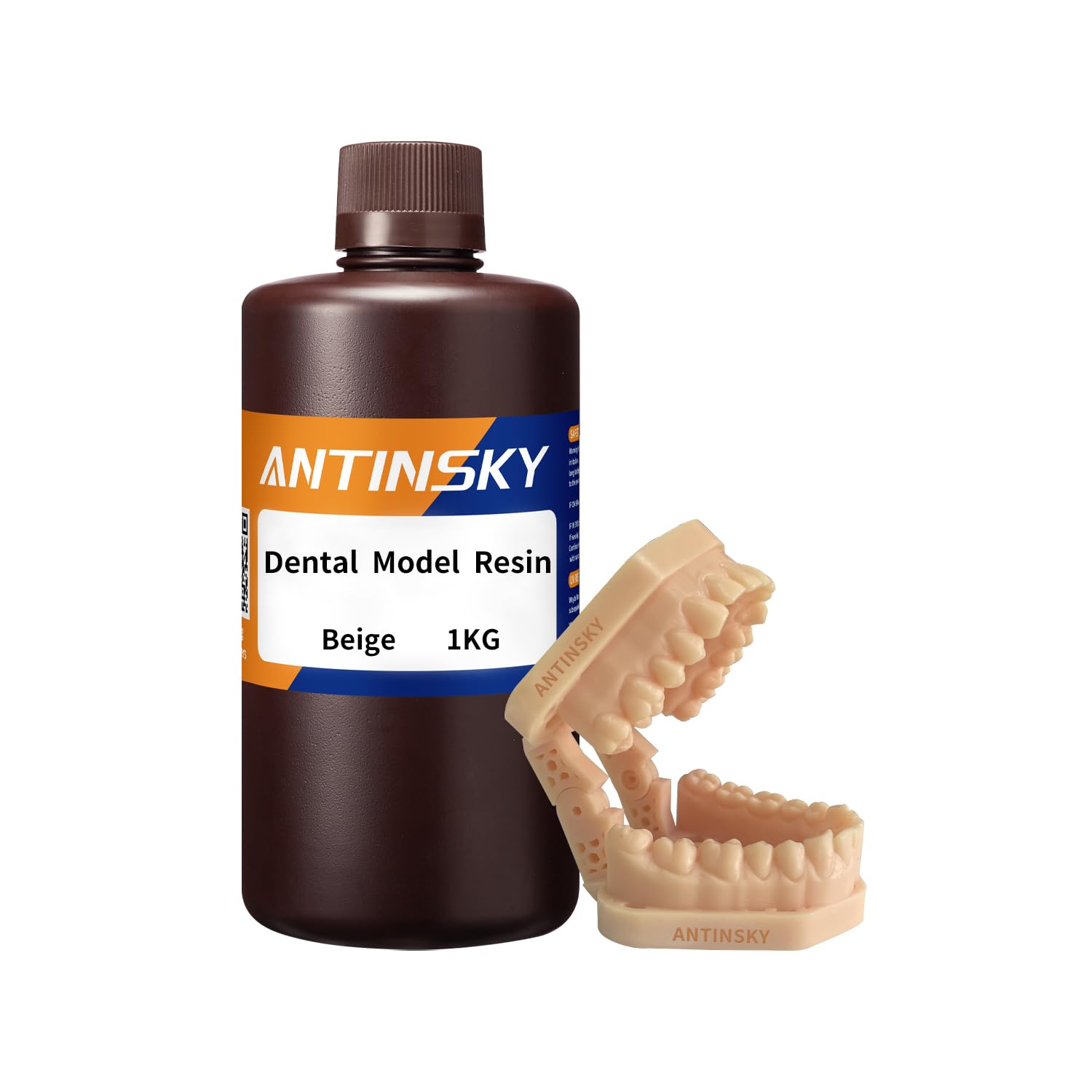 Antinsky Dental Resina Dentale Modello per DLP LCD Resina 3d Stampante 405nm 1kg Alta precisione e basso ritiro ad alta temperatura