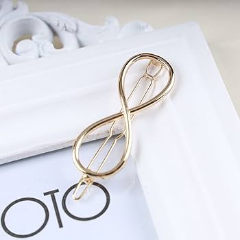 Barrette à Cheveux Ruban Le Soir En Polyester, Cuir De Veau, Laiton Doree Et Acier 461bm3pbc.38gs