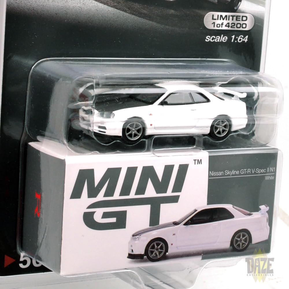 MINI GT R34 限定モデル Amazon | MINI GT 1:64スケールアメリカ MiJo 限定 ニッサン