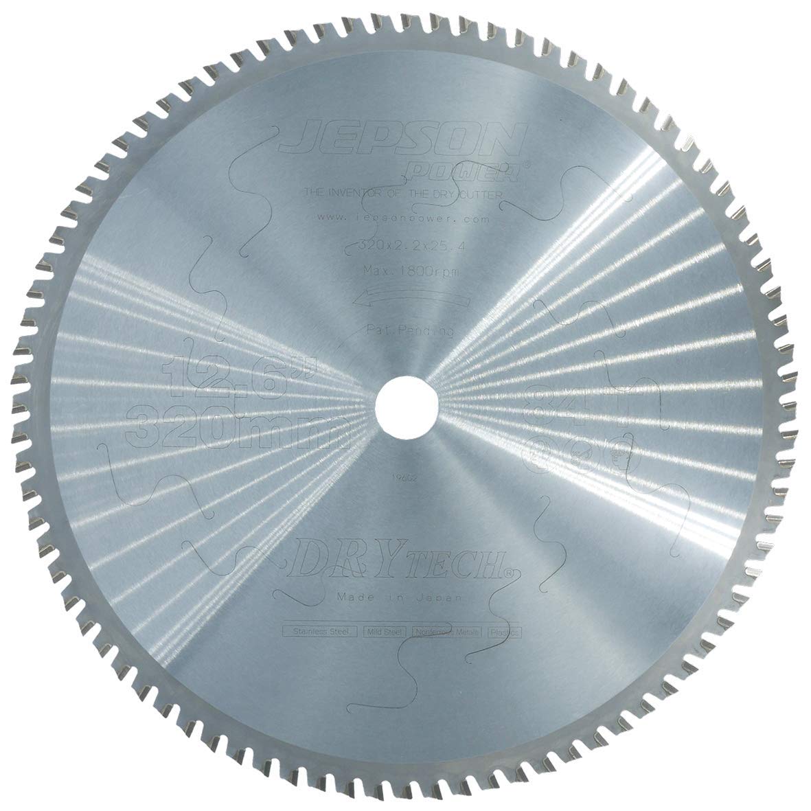 Lame Carbure, 320mm Diamètre, 84 Dents