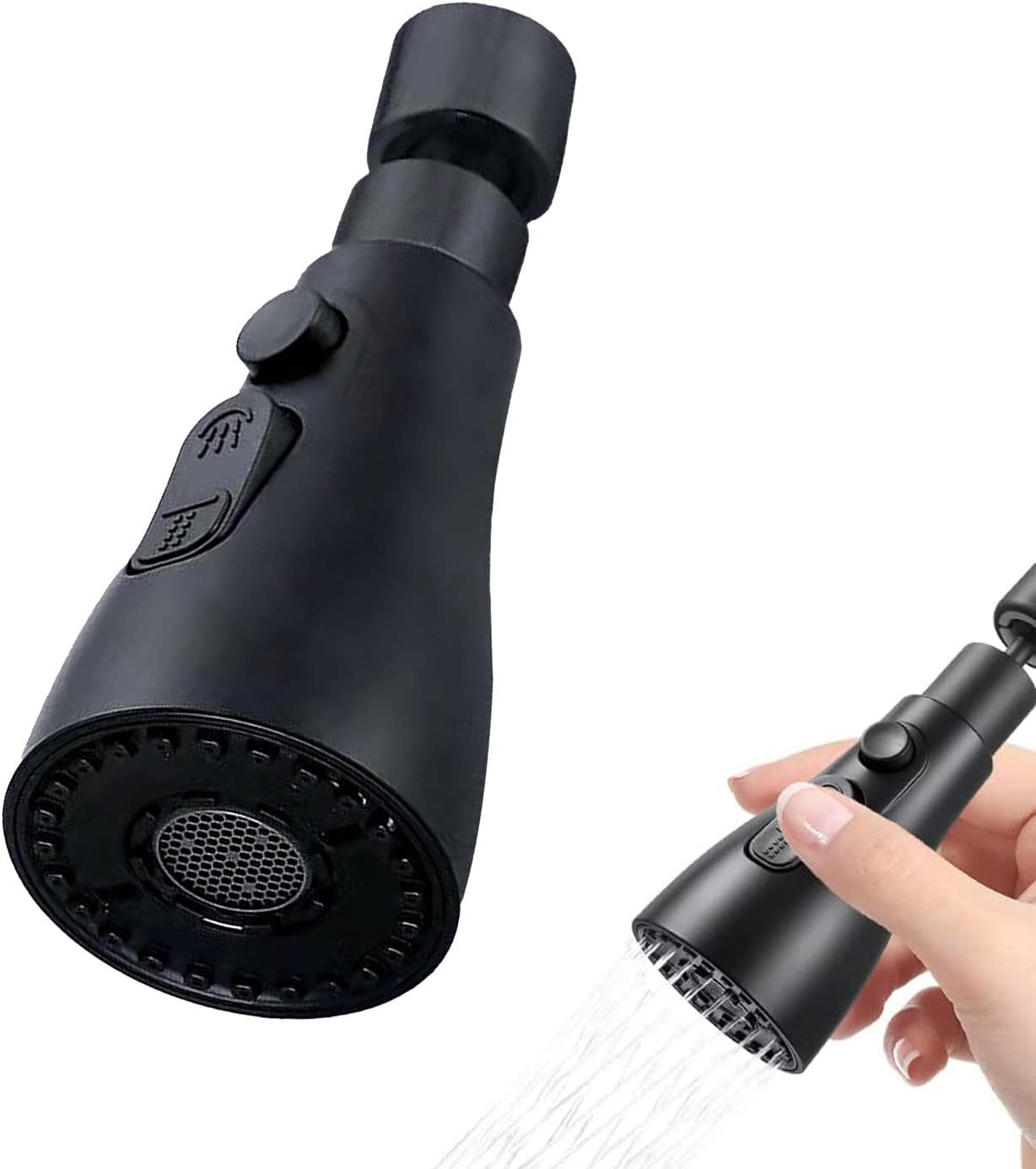 Ailgely Kitchen Tap Spray Head, 3 Function Kitchen Faucet Spray Head