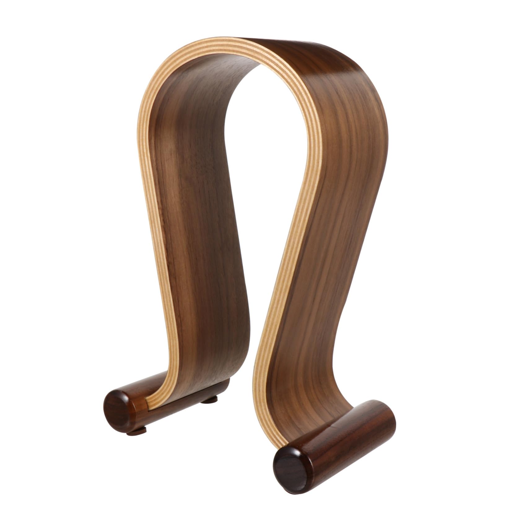 BESPORTBLE Supporto per Cuffie in Legno di Resistente Portacuffie da Scrivania Compatto e Stabile per Auricolari e Headset Gaming Organizer per Spazio Ordinato