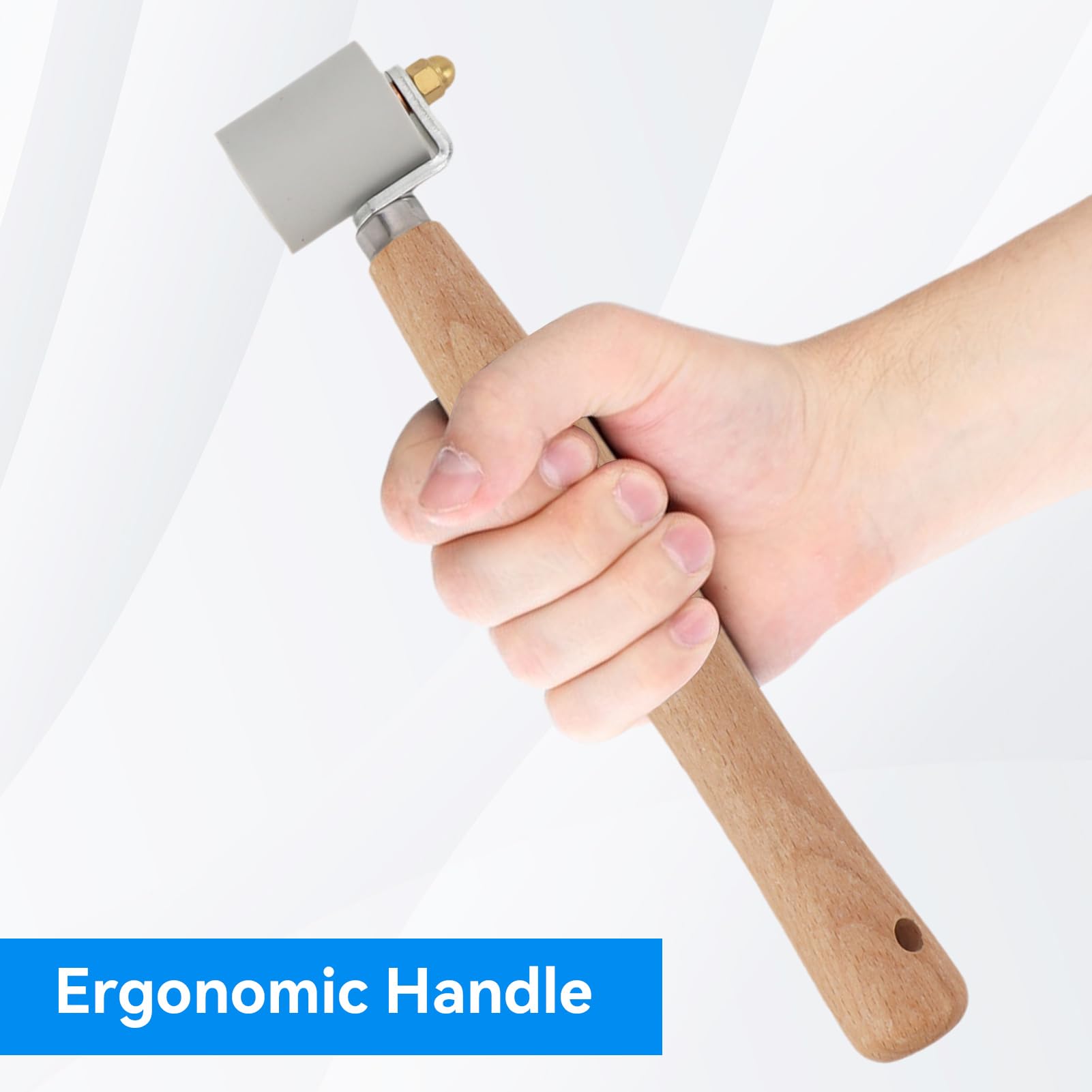 Rouleau De Soudage à Main Matériau De Membrane étanche Couture D'angle Roue De Presse En Laiton Rouleau De Pression Rouleau De Pression Manuel Toiture Accessoires De Torche De Soudage En Plastique