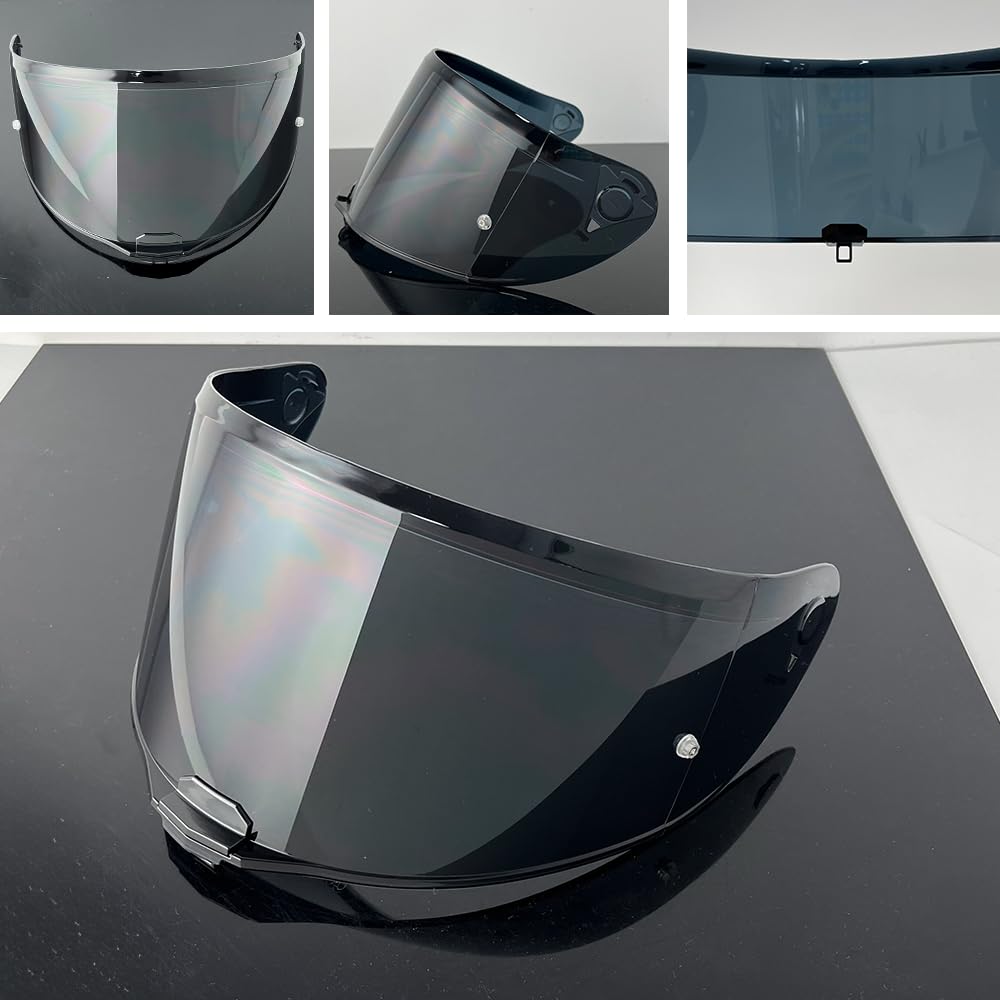ANSUNDA FF811 Helmet Visor Replacement,Motorcycle Helmet Face Shield for FF811?VECTOR II?Citation II (Deep Black-Day Use Only)
