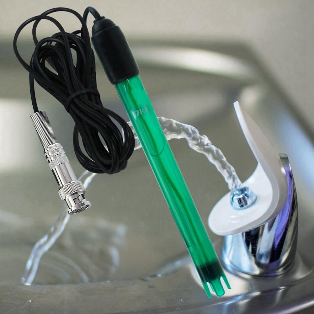 SweetSerenade ORP Redox Électrode BNC Type Connecteur Sonde de Remplacement Câble de 300 cm pour Testeur Mètre Équipement D'Aquarium Testeur D'Eau