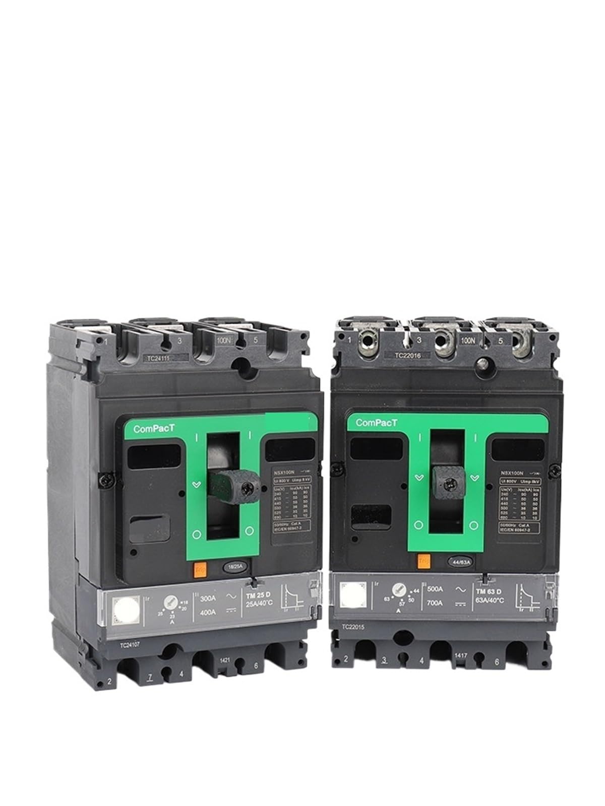 Disyuntor fijo NSX100N TMD 50 C10N3TM050 para cuadros generales en edificios comerciales 4