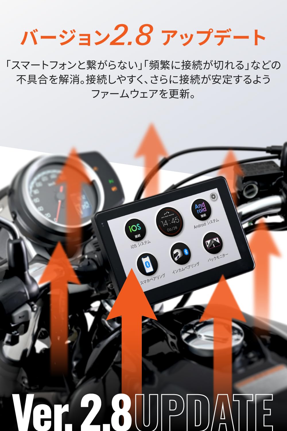 Amazon.co.jp: デイトナ(Daytona) バイク スマートモニター CarPlay