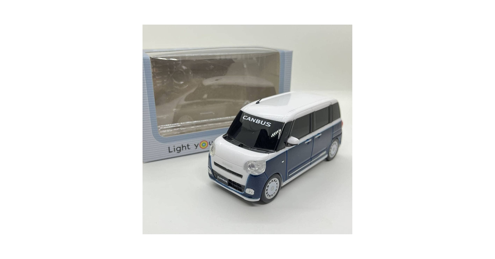 DAIHATSU CANBUS ミニカー シルバー/ホワイト Amazon.co.jp: 新型 ダイハツ ムーヴキャンバス CANBUS 1/32