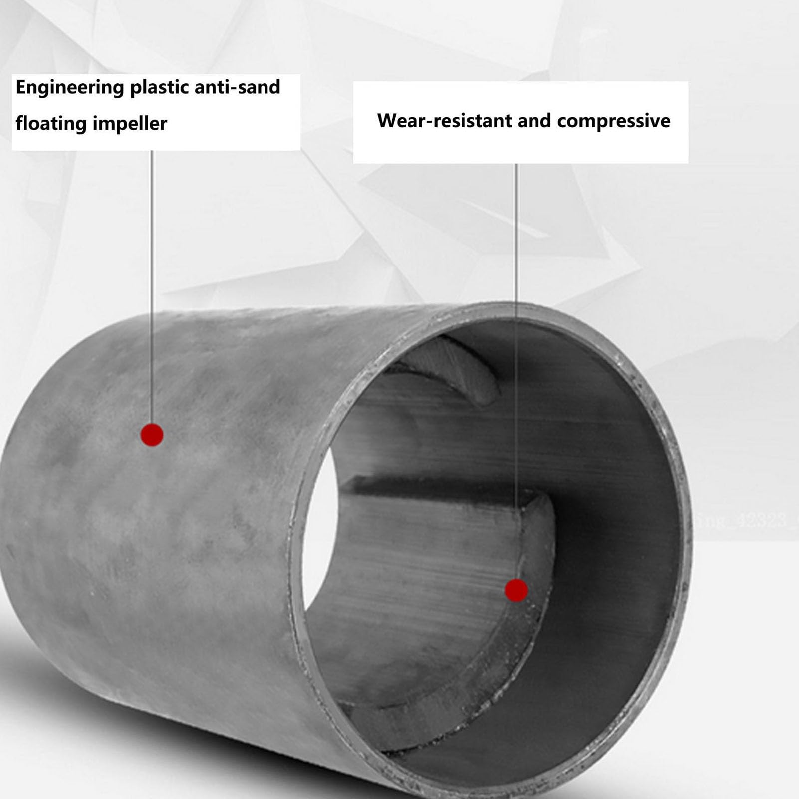 Generic Bomba de Pozo Profundo CC, 48 V, 55 M de Cabeza, 5 M3/h, Bomba de Agua Solar de Gran Flujo y Alta Elevación, de Pozo Sumergible con Motor de Latón con Impulsor Flotante, para Riego Agrícola,