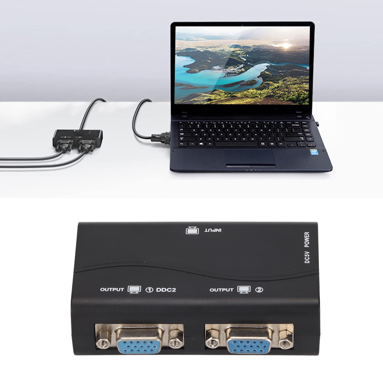 Splitter Vga 1 sur 2, Splitr GA, GA Out Splitr