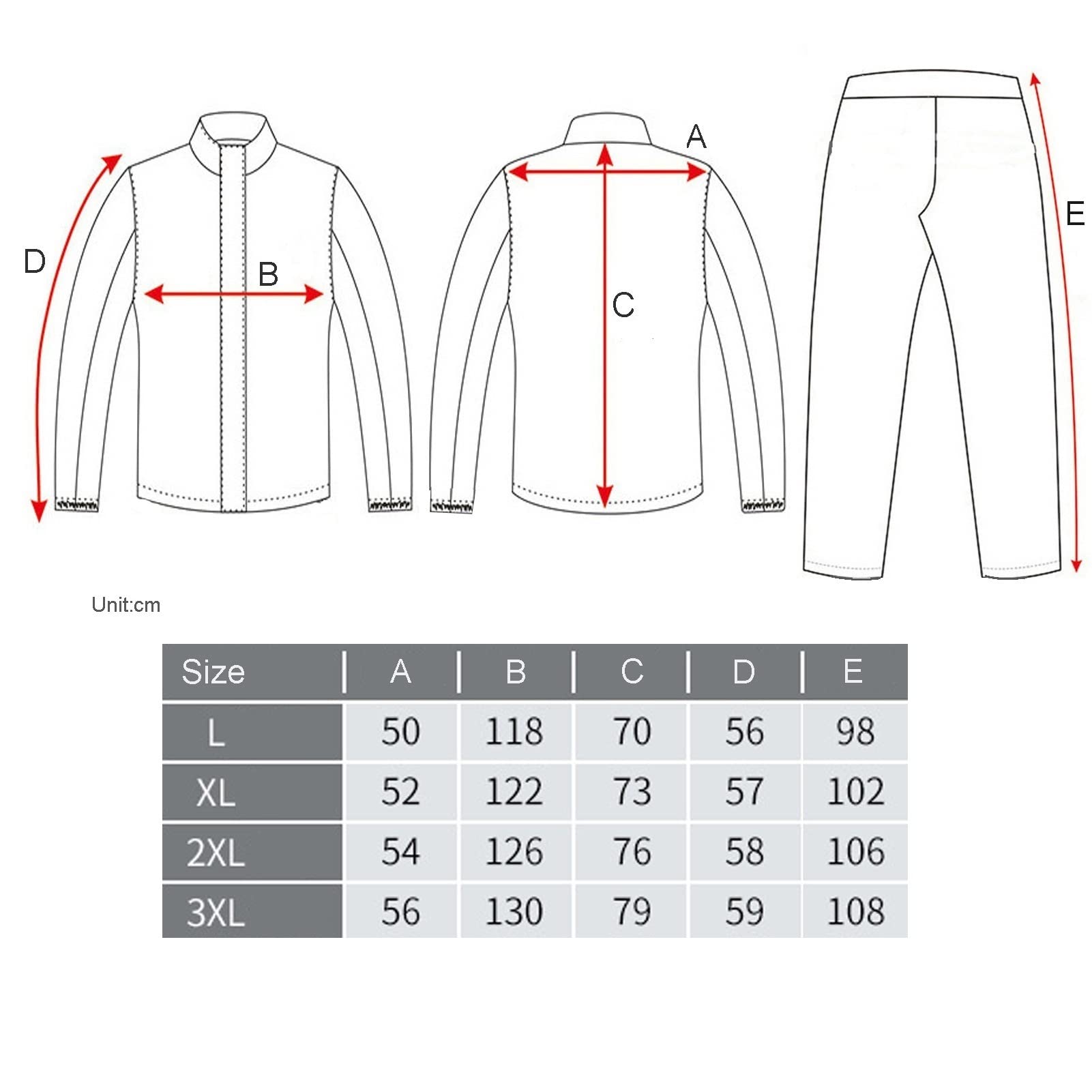 Wiatroszczelny płaszcz przeciwdeszczowy z kapturem Odzież robocza Odzież przeciwdeszczowa Unisex Kombinezony rowerowe,Płaszcz przeciwdeszczowy(White,3XL)