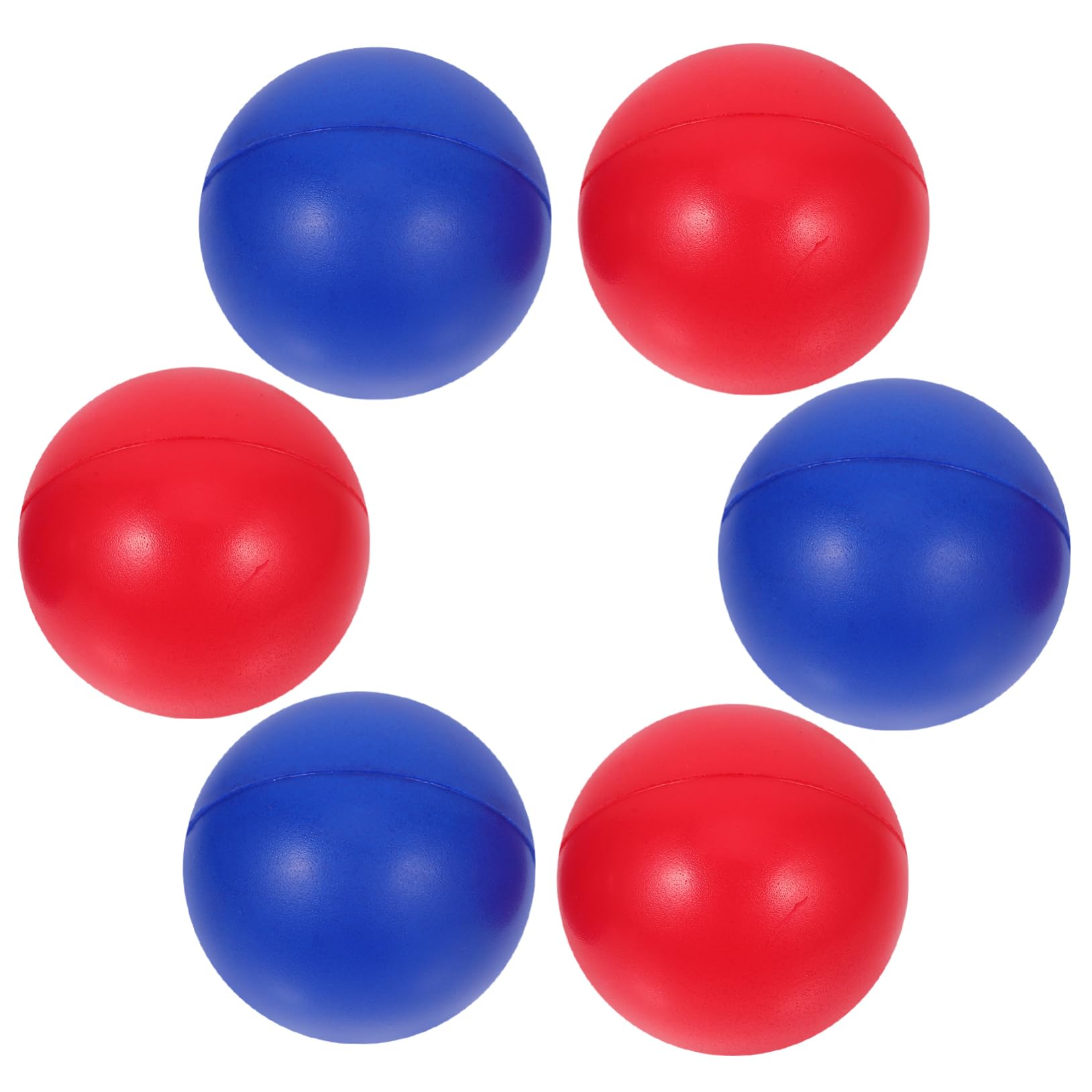 BESPORTBLE 3sets 6pcs Pu Beach Paddle Ball High Visibility Training Balls for Indoor Outdoor Games for Enhancing Hand Eye Coordination 6pcs*3