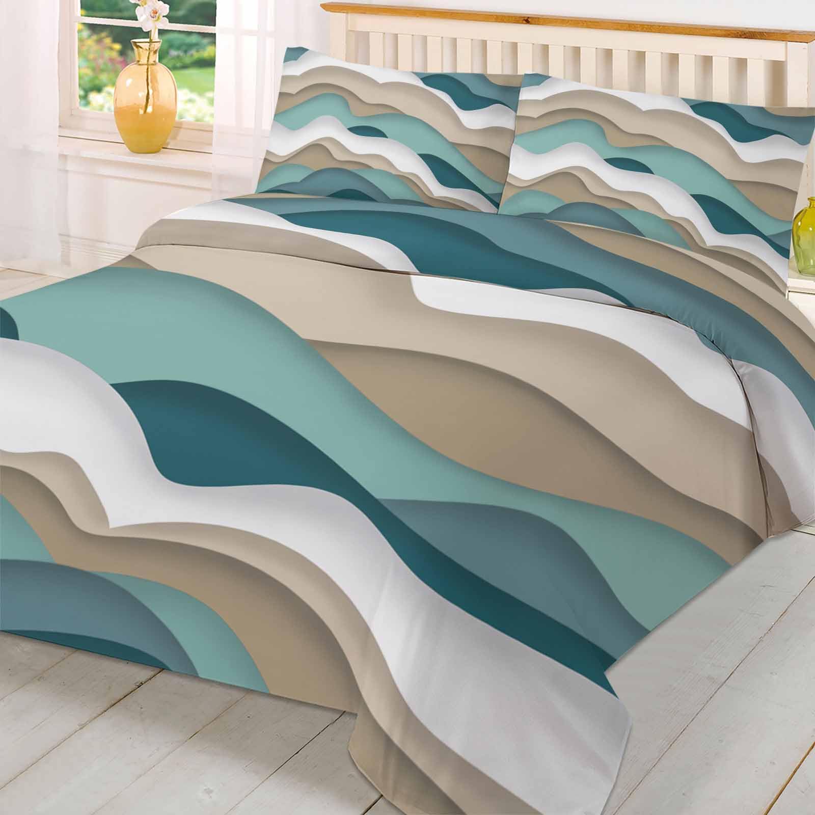 Duvet Covers Bedbay Teal Comforter Set King Size Gray And Turquoise Bedding  Set Modern Geometric Chevron Duvet Insert 3 Pcs Western Bedding Comforter  Brown Duvet Cover, image size:1600x1600