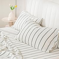 Vista 43 de S VICTORY SYMBOL Fundas de almohada de lino 100% orgánico, 1 par de fundas de almohada de lino natural francés de 20 x 30 pulgadas, color verde