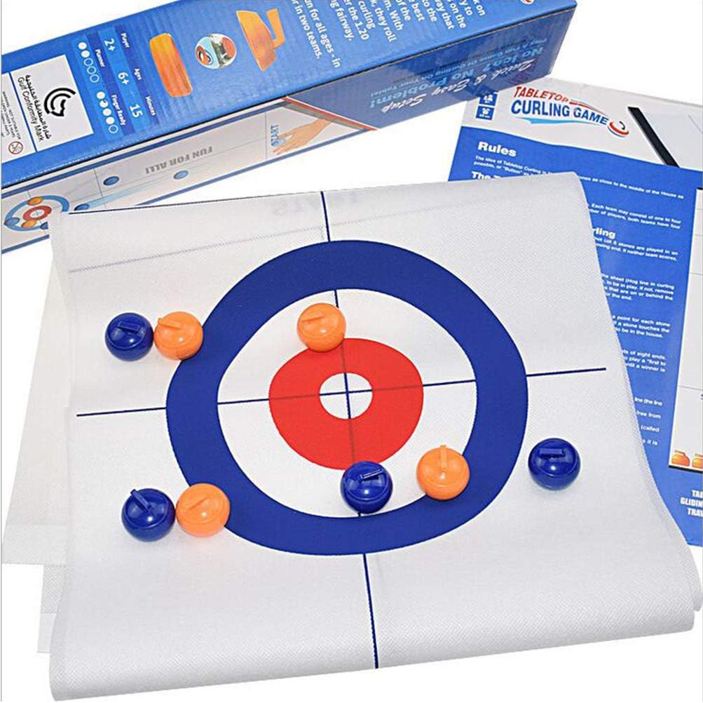 ANAN Tabletop Games Bring 8 Curlers, Table Top Curling Game, Portable  Shuffleboard Game, Shuffleboard Table, Team Board Games, Suitable for Over  3 Years Old 3.93X11in : Amazon.co.uk: Toys & Games