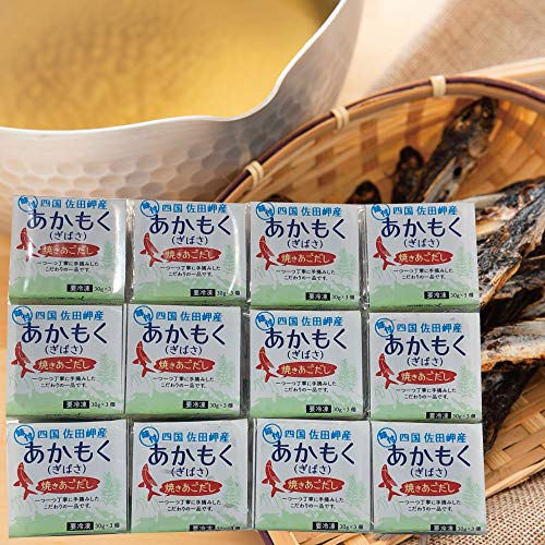 鮮度の鬼 あかもく ぎばさ 焼き あごだし 味 30g×36食入り 海藻 アカモク