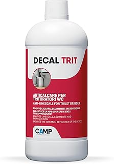 CAMP DECAL TRIT Descalcificador Antical Profesional específico para trituradores WC y desagües, 1 litro
