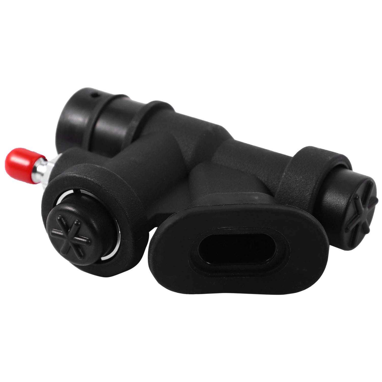 RETYLY Scuba Diving Universal Bcd Inflator with 45 Degree Angled Mouthpiece for Standard 1 Inch Hose, K- Valve Relief Valve