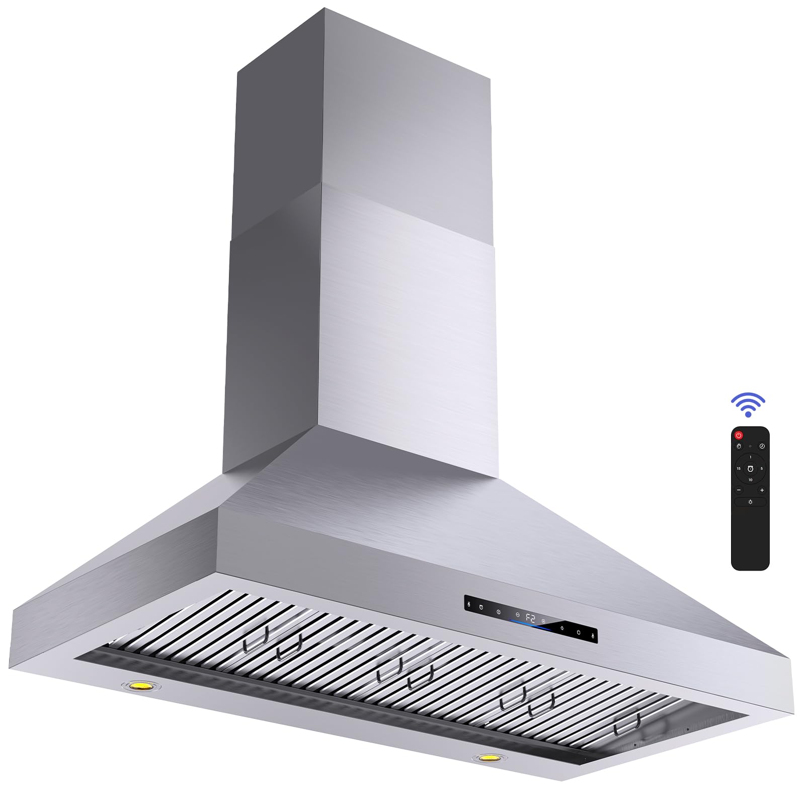 Iamsii Wall Mount Range Hood 48 Inch 1200 CFM