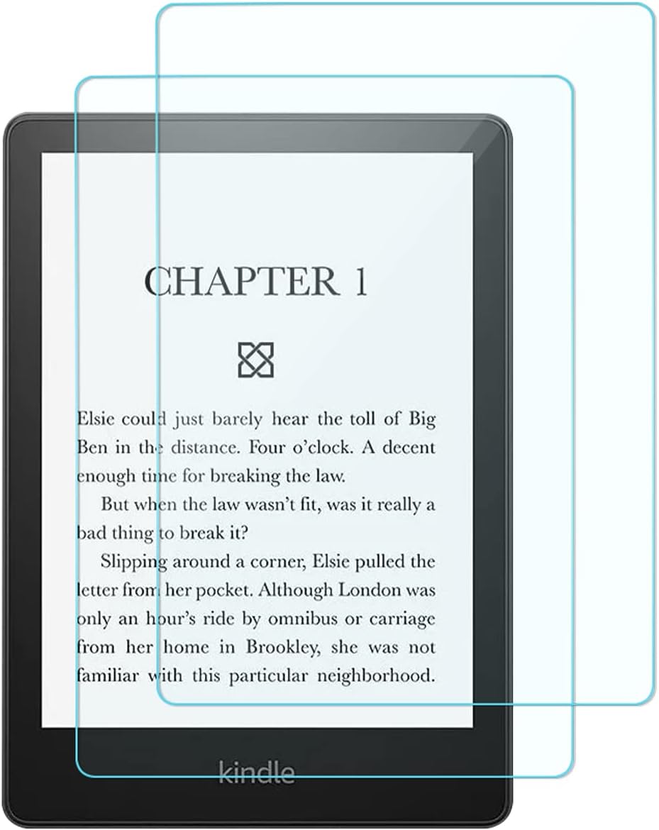 [2 Pack] Anti Blue Light Tempered Glass Screen Protector for 6.8" Kindle Paperwhite (11th Generation-2021) and Kindle Paperwhite Signature Edition,Anti-Scratch Bubble-Free Screen Protector Film