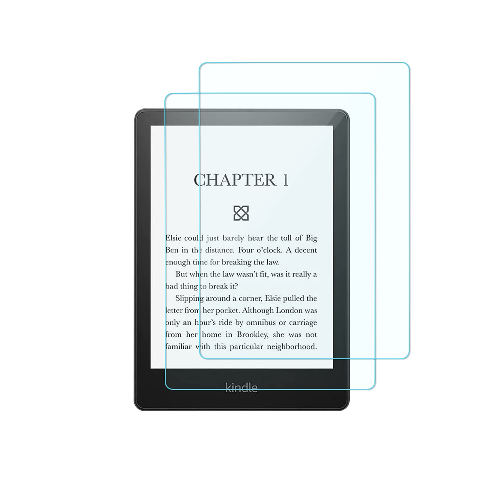 [2 Pack] Anti Blue Light Tempered Glass Screen Protector for 6.8" Kindle Paperwhite (11th Generation-2021) and Kindle Paperwhite Signature Edition,Anti-Scratch Bubble-Free Screen Protector Film