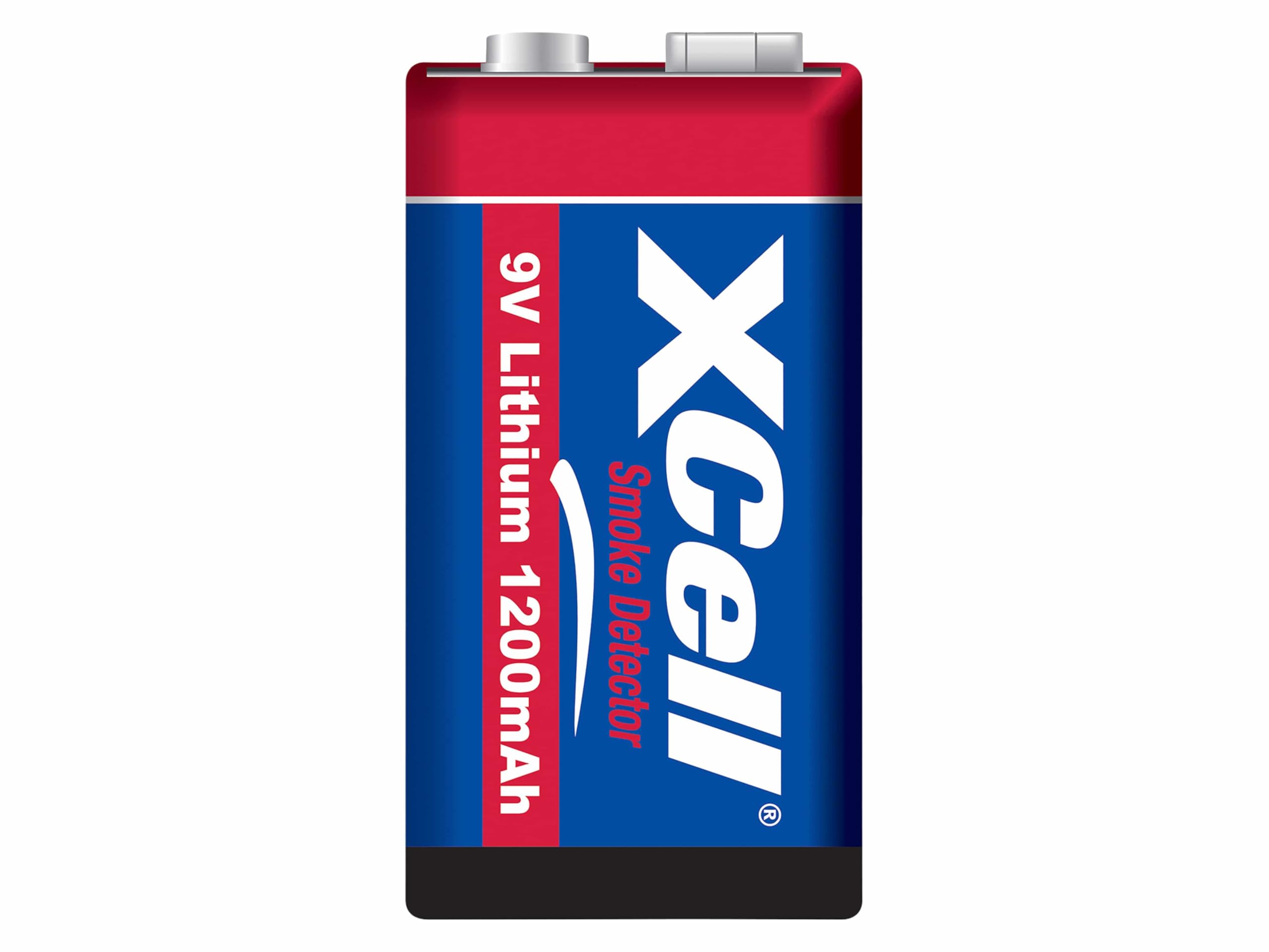 1 XCell Lithium 9V Block 1200 mAh Ideal for Security Technology