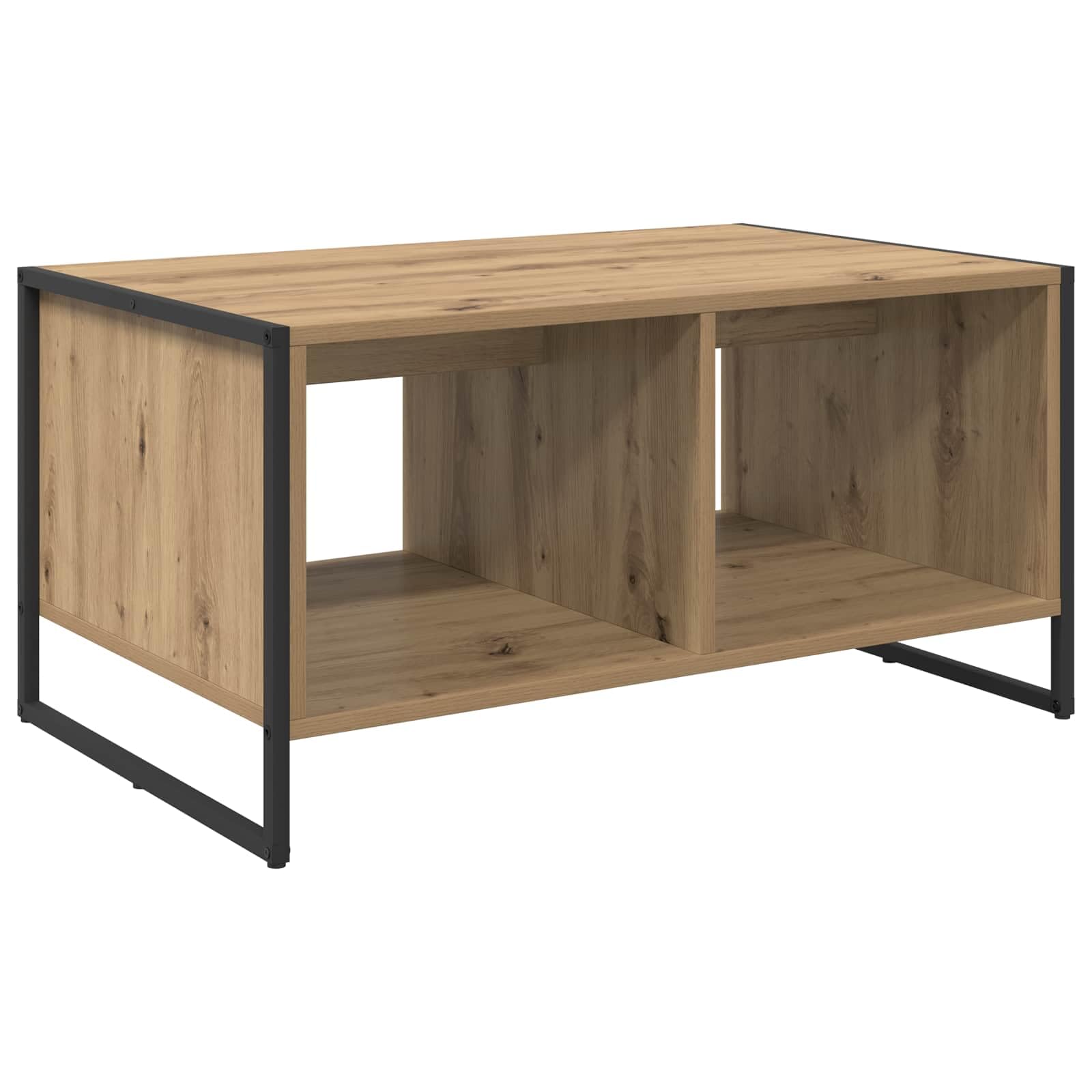 Table de café rectangulaire rustique pour des apéritifs en loft