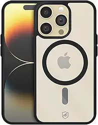 Gshield Capa Case Capinha Preta Compatível com Magsafe para iPhone 14 Pro