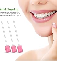 Vista 6 de 250 hisopos de esponja desechables para el cuidado bucal, diseño hexagonal de 5.11 pulgadas, para limpieza de dientes y encías, adecuado