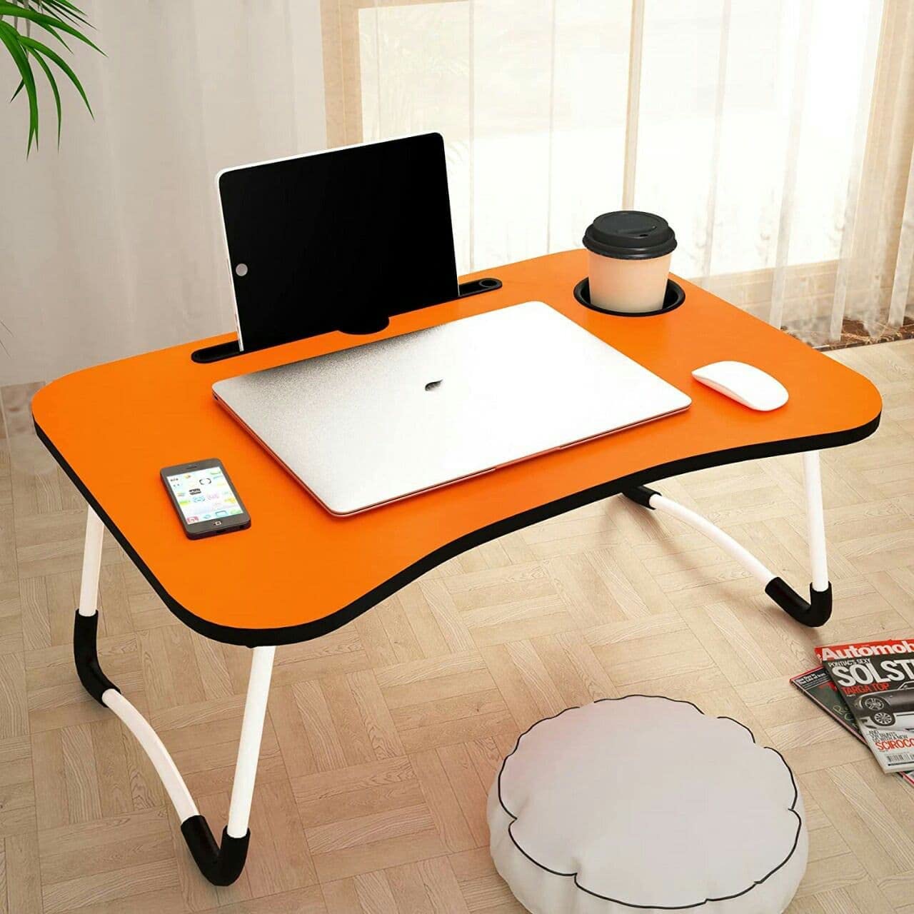 Buy TRONA Foldable Bed Study Table Portable Multifunction LaptopTable